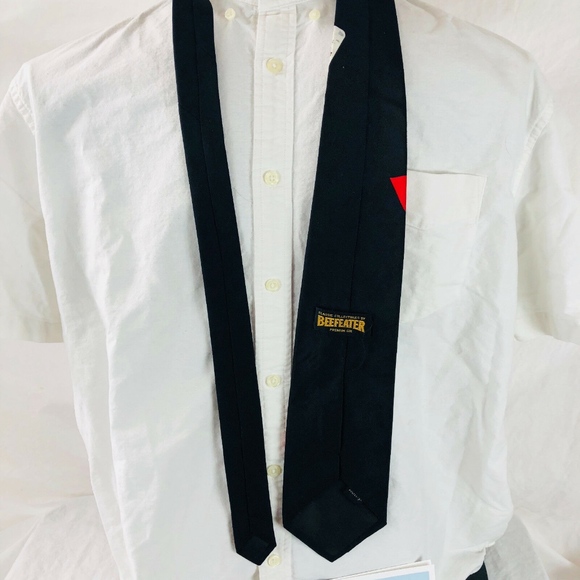 💼 Beefeater Gin Liquor Alcohol Men's Novelty Tie - Picture 8 of 8